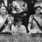 image for King Charles III at his mothers coronation in 1953
