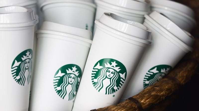 image for Starbucks will now let customers use personal cups for nearly all orders
