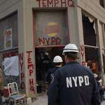 image for Temporary NYPD headquarters at a Burger King, 9/11/2001
