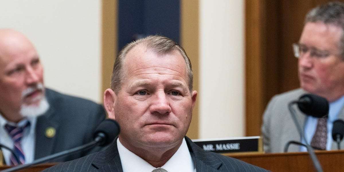 image for House Republican says he won't accept a border deal because it may help Biden politically