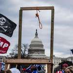 image for MAGA mob in violent insurrection against the United States three years ago riled by Trump.