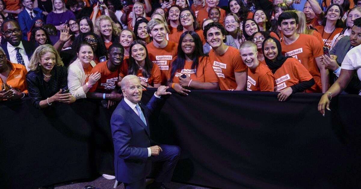 image for Opinion: If the alternative is Trump, why are young voters deserting Biden?