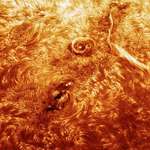 image for I modified a telescope so I could look at the sun, and took this photo today