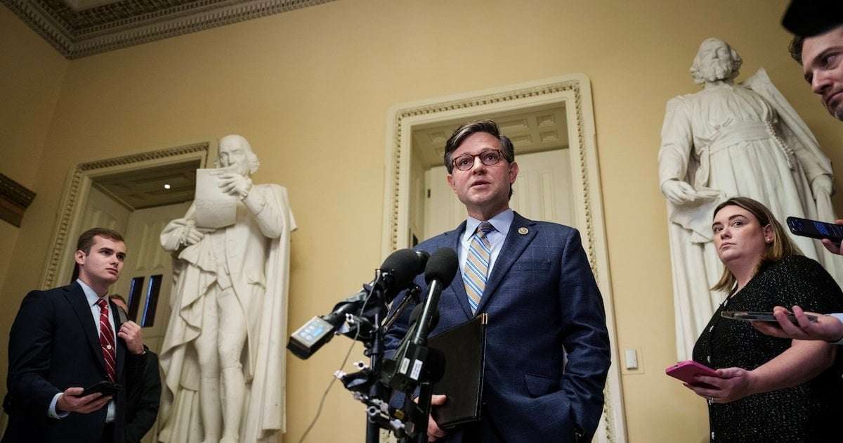image for It Never Ends With the Freedom Caucus: Mike Johnson Ouster Countdown Begins
