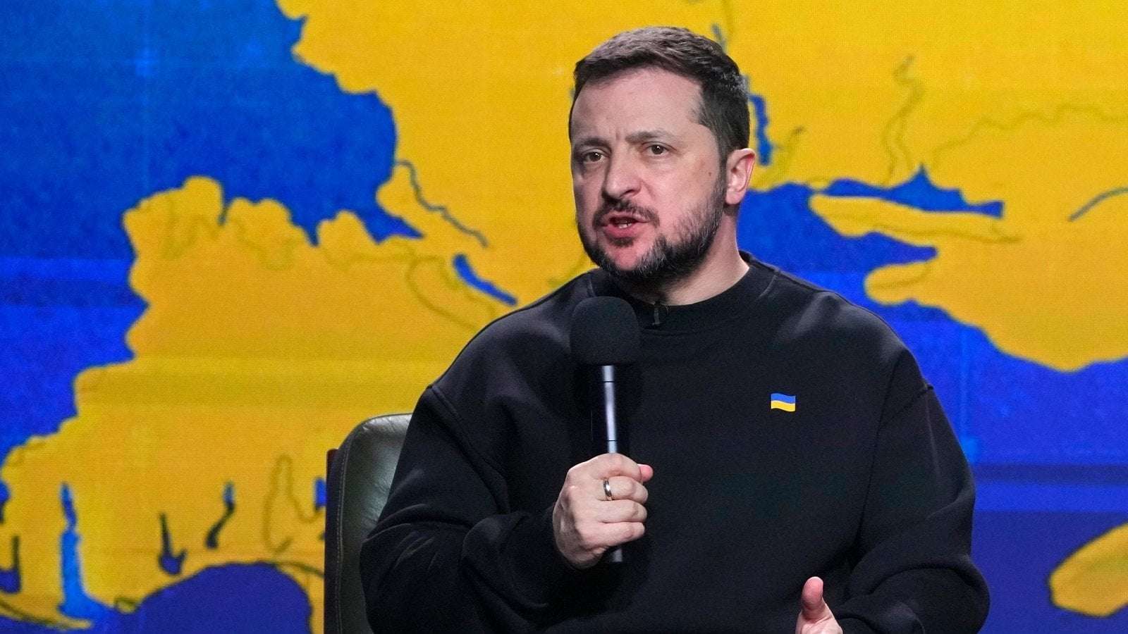 image for Ukraine's Zelensky says Vladimir Putin won't stop war 'until we all finish him'