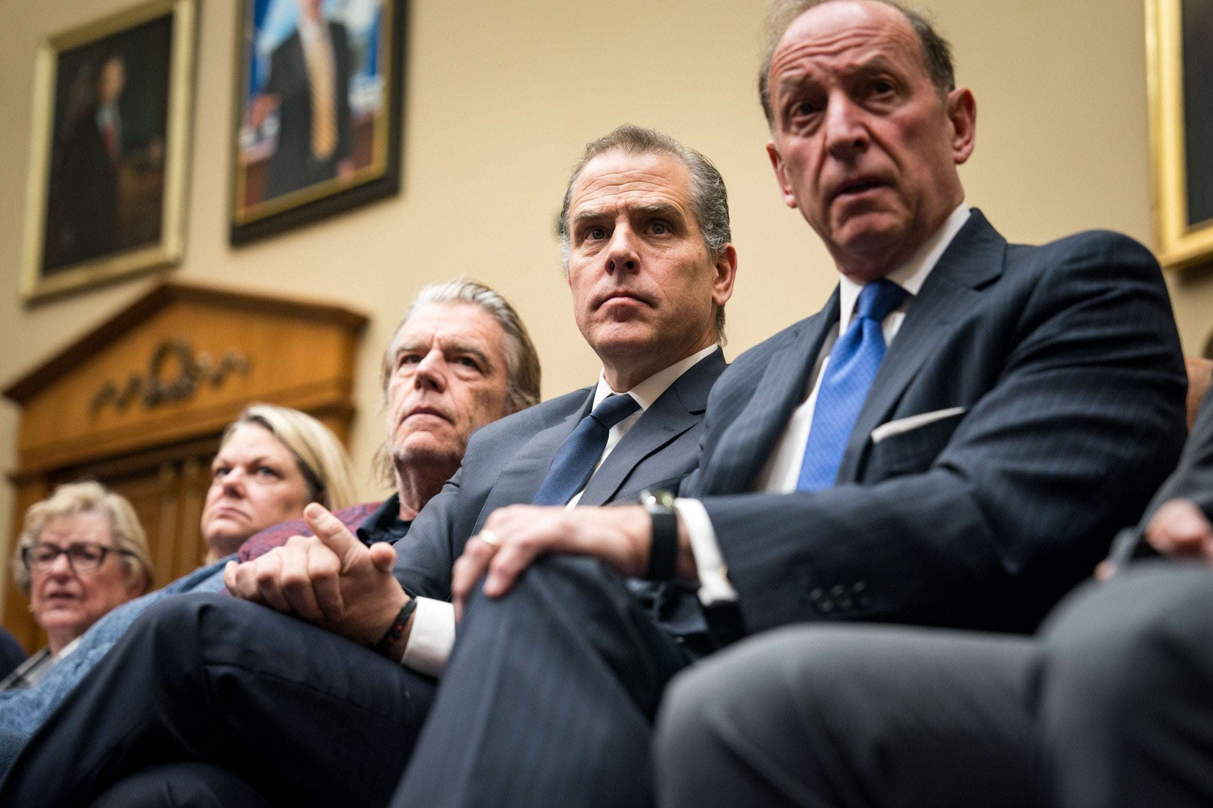 image for Hunter Biden Walks Out on Marjorie Taylor Greene