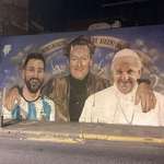 image for There is a mural of Messi, Conan O'Brien and the Pope in Argentina