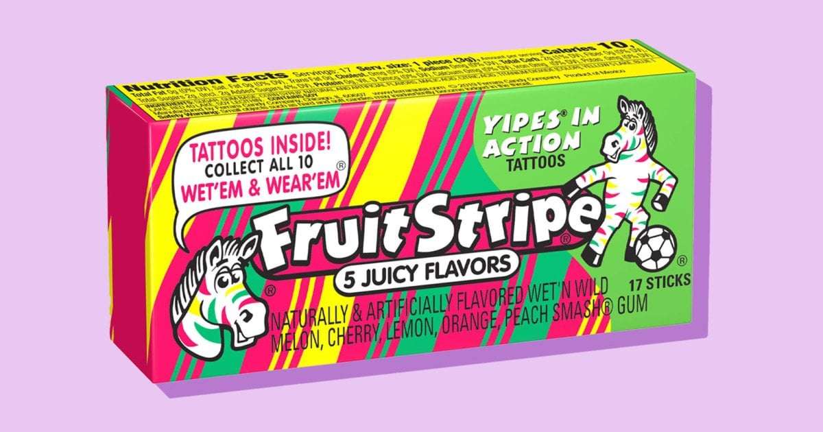 image for Fruit Stripe gum has been discontinued after 54 years