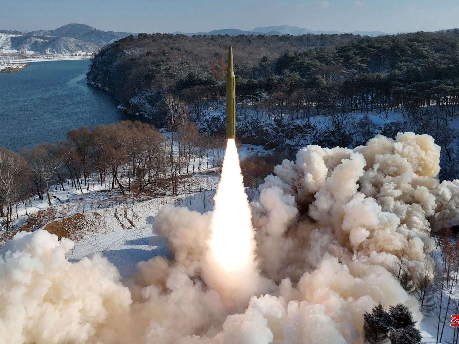 image for North Korea says it tested solid-fuel missile with hypersonic warhead