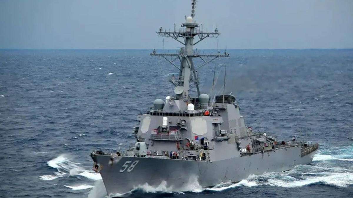image for American Fighter Downs Houthi Missile Heading Toward USS Laboon