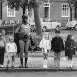 image for Adam West, in character as Batman, circa,1967.