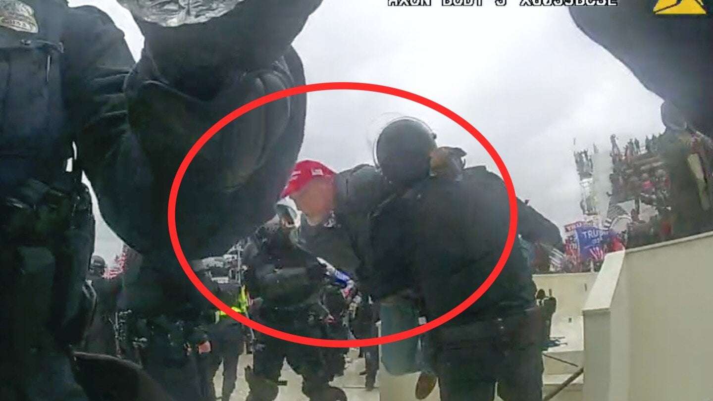 image for Capitol rioter who assaulted at least 6 police officers is sentenced to 5 years in prison