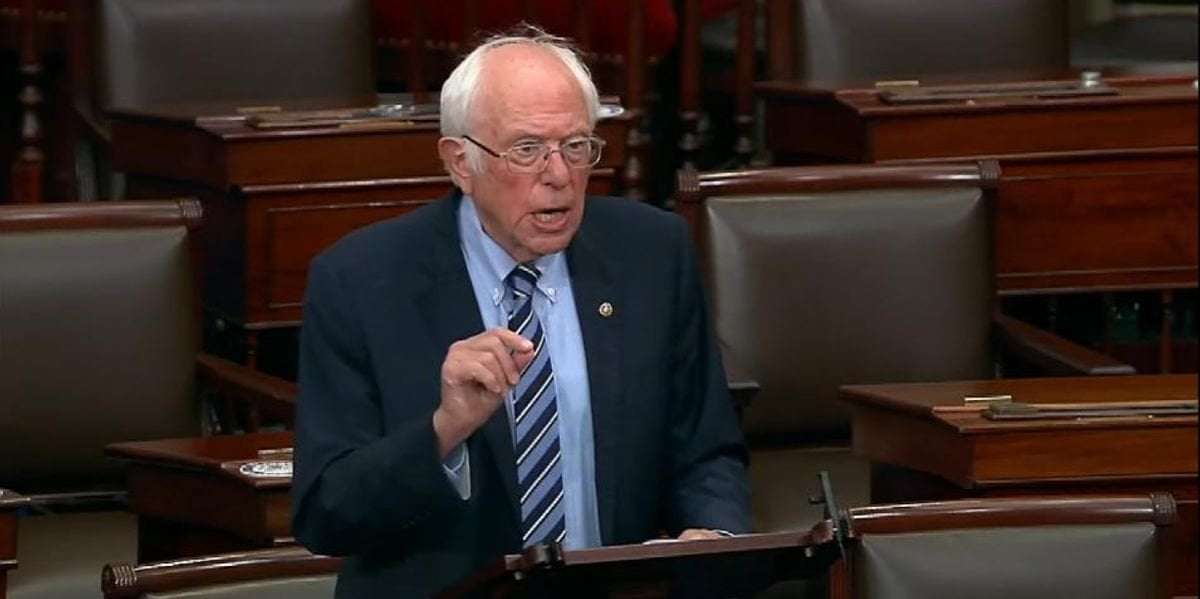 image for Sanders: If Netanyahu Says No to Palestinian State, US Must Say No to Netanyahu