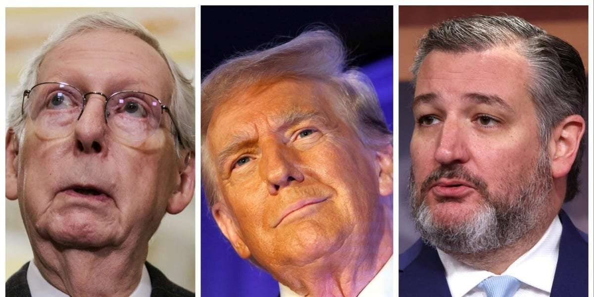 image for McConnell, Cruz Defend Trump to Supreme Court, Asking: What's an 'Insurrection' Anyway?
