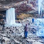 image for Glory Hole Falls in Arkansas this morning