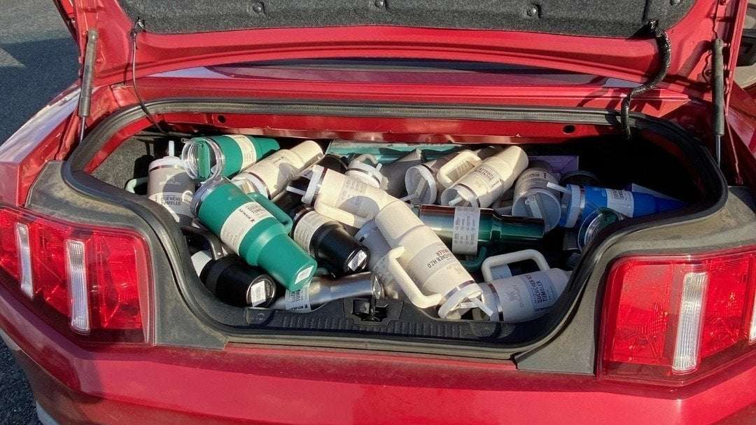 image for Woman arrested after allegedly stealing $2,500 worth of Stanley cups