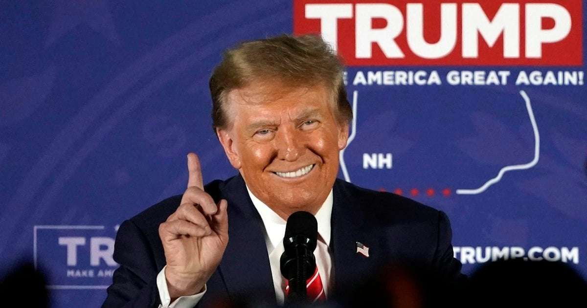 image for A Creepy QAnon Chant Rises at Trump’s Rally—and He Nods and Smiles