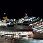 image for Lifeboats leave the Costa Concordia, 13 January 2012