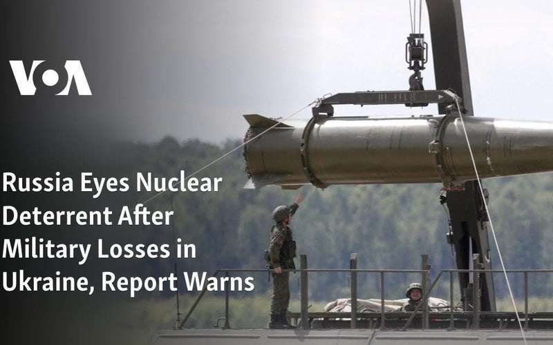 image for Russia Eyes Nuclear Deterrent After Military Losses in Ukraine, Report Warns