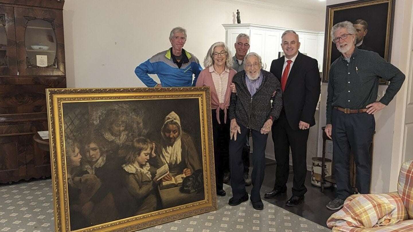 image for A British painting stolen by mobsters is returned to the owner’s son — 54 years later