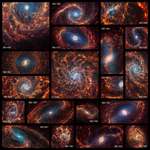 image for NASA’s James Webb Telescope releases highly detailed images of 19 nearby spiral galaxies.