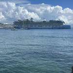 image for The largest cruise ship in the world parked in St Kitts