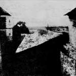 image for "View from the Window at Le Gras", the oldest picture ever taken (1826)