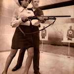 image for Saundra Brown, the first black woman on the Oakland police force, during training,, 1970