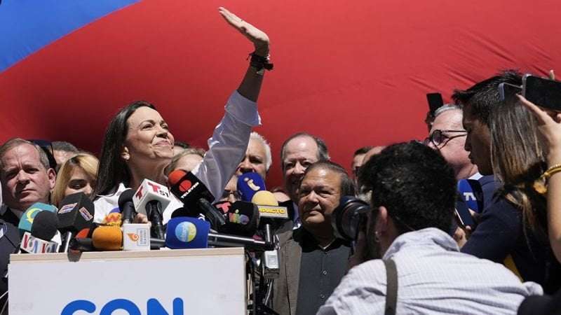 image for Venezuela: US moves to reimpose sanctions over Maria Corina Machado ban from presidential election