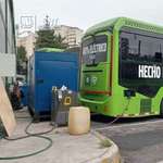 image for The new electric buses of Mexico City being powered by gas generators