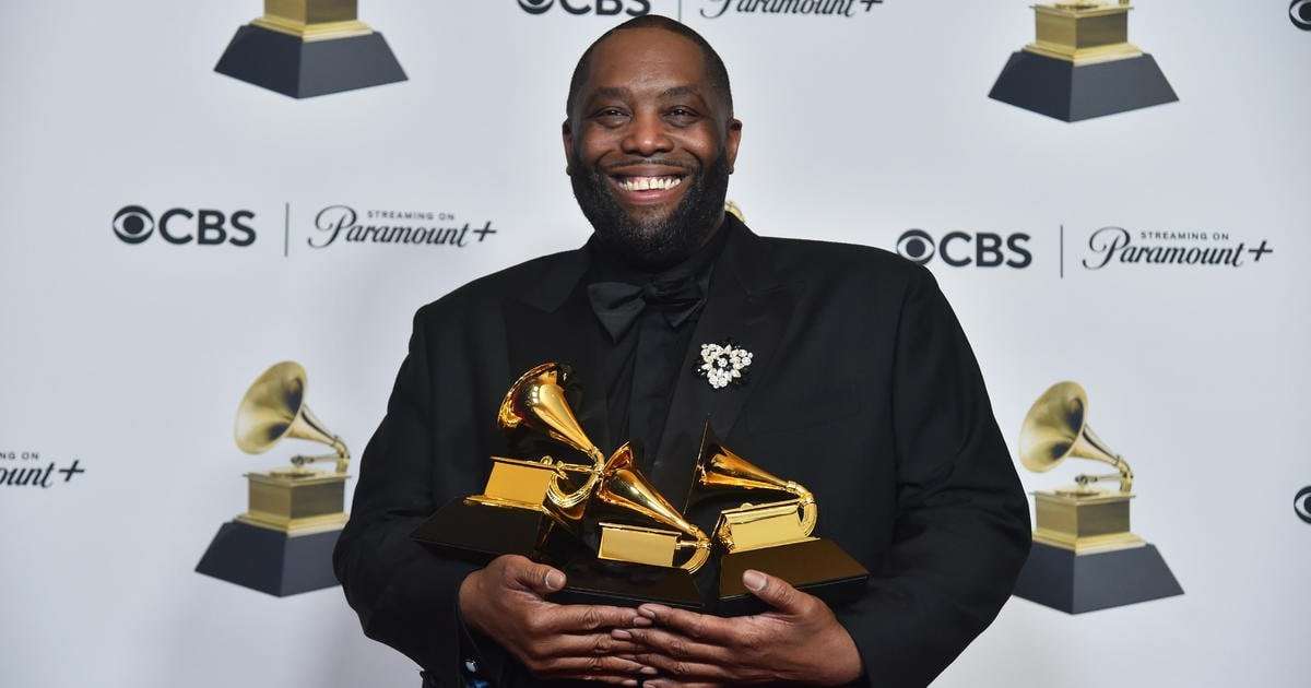 image for Rapper Killer Mike taken in handcuffs after winning 3 Grammy Awards