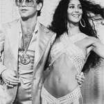 image for Cher and Sir Elton John, 1975.
