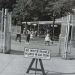 image for "Black Day" - the day on which only blacks go to the Memphis Zoo, 1959