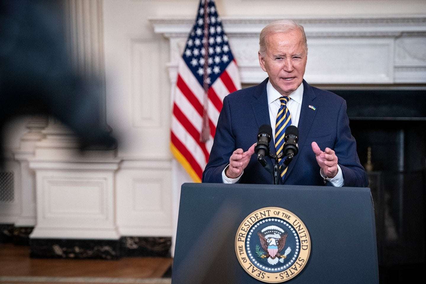 image for Biden vows to make Trump attack on conservative border bill a campaign issue