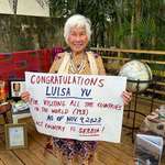 image for 79-year-old Luisa Yu who has visited all the countries in the world