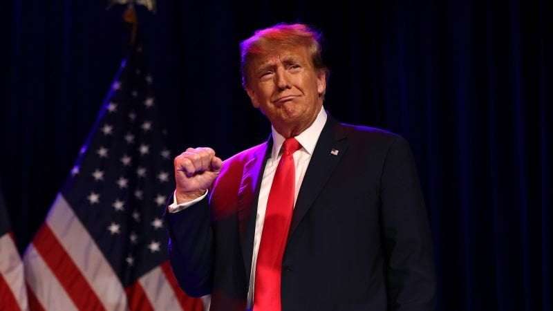 image for Trump attacks Haley for absence of her husband, who is deployed