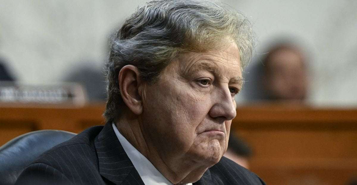 image for GOP Sen. John Kennedy Freaks Out When Reminded He Used To Be A Democrat