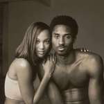 image for Tyra Banks with Kobe Bryant, 1999