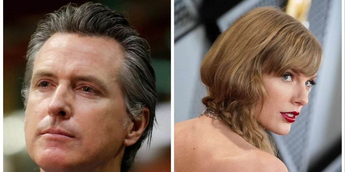 image for Gov. Newsom Calls Republicans 'Pathetic' for Going After Taylor Swift