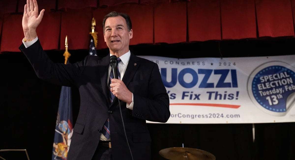 image for Democrats gain seat in U.S. House as Tom Suozzi wins election to replace George Santos
