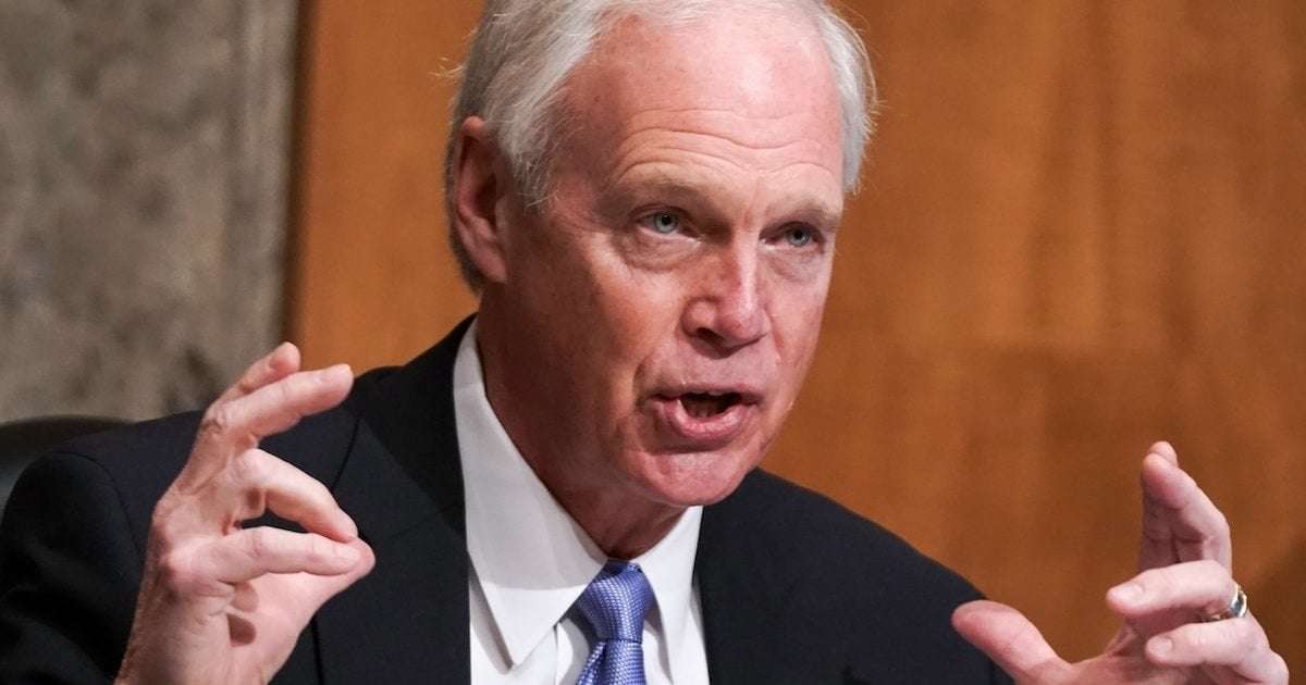 image for Ron Johnson Says Dumb Thing Before Casting Pro-Putin Vote