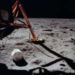 image for There are 96 bags, just like this one, full of human waste on the moons surface.