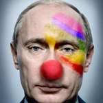 image for Vladimir Putin looking like the clown he is