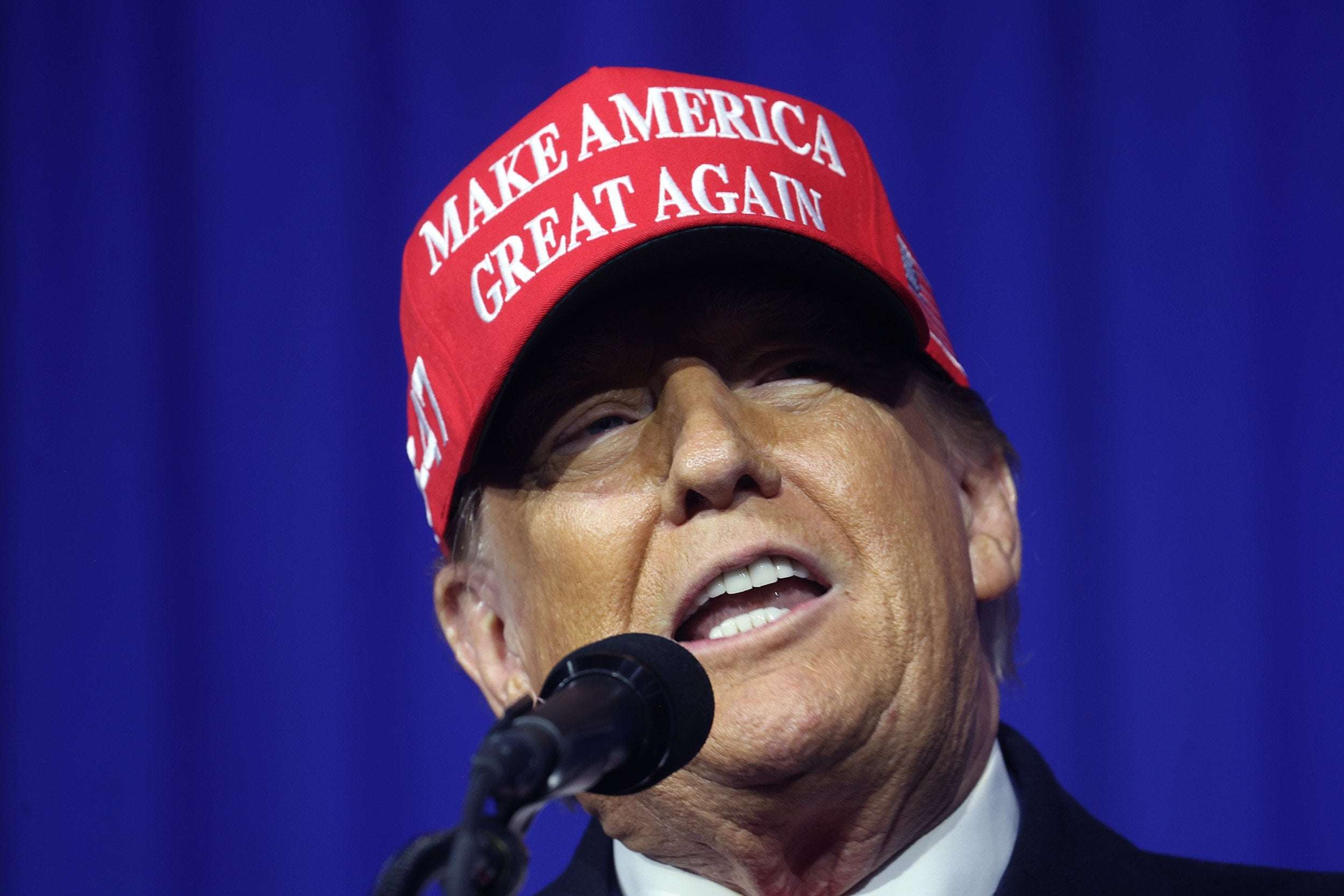 image for Donald Trump Mocks E. Jean Carroll at Michigan Rally