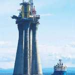 image for The Troll A offshore natural gas platform in Norway. It's 1,550 feet tall and weighs 683,600 tons!