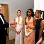 image for Prince William meets Phoebe Dynevor, Ayo Edebiri, Sophie Wilde and Mia McKenna Bruce at the BAFTAs