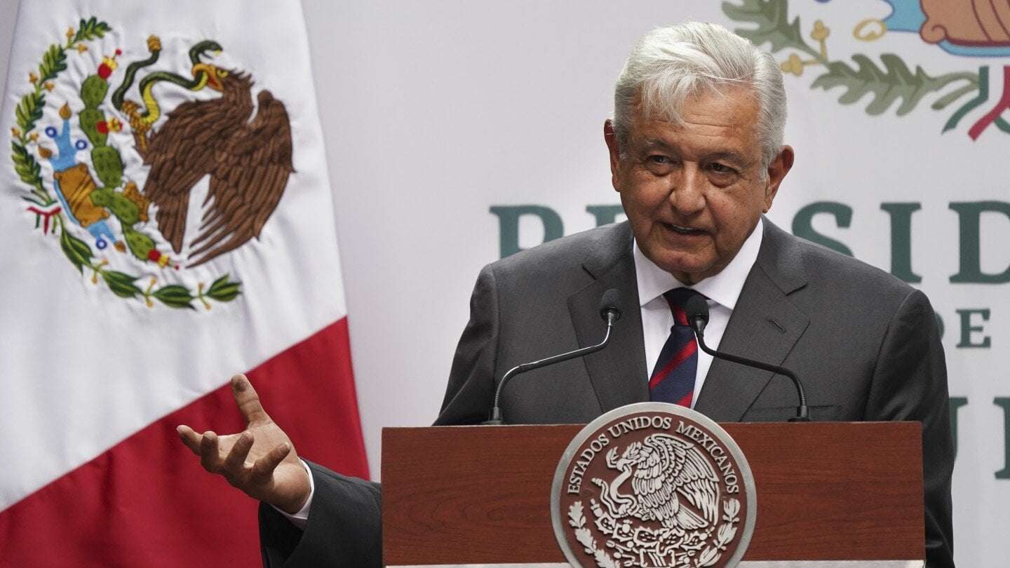 image for Mexican president defends disclosing a reporter’s phone number, saying the law doesn’t apply to him