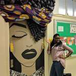 image for A teacher’s Black History Month door decoration