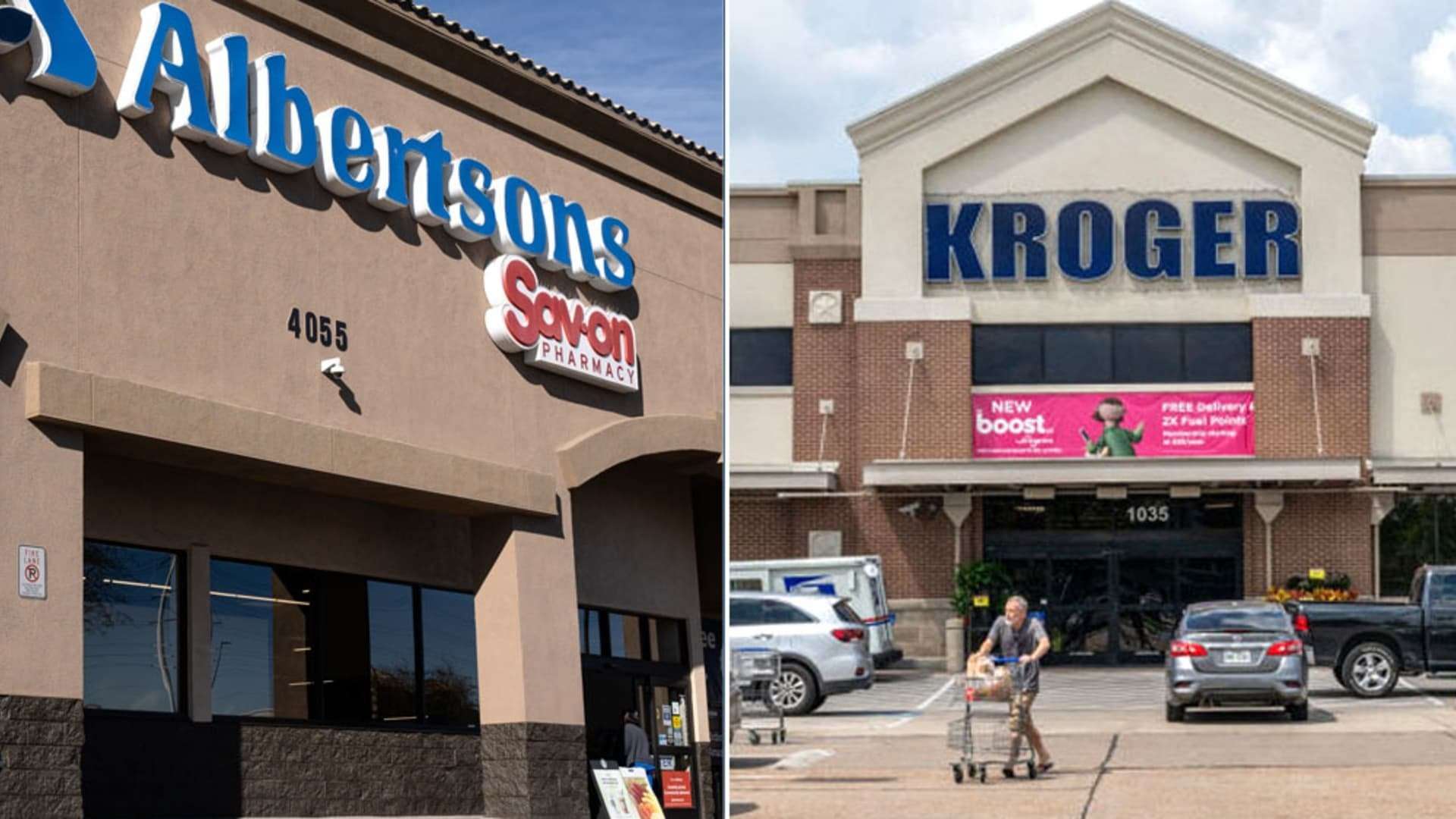 image for FTC sues to block Kroger, Albertsons merger, arguing deal would raise grocery prices and hurt workers