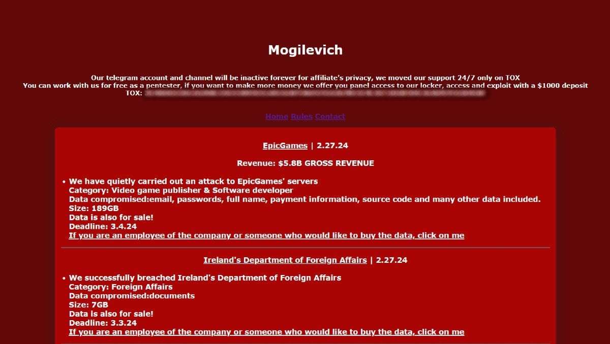image for Fortnite game developer Epic Games allegedly hacked